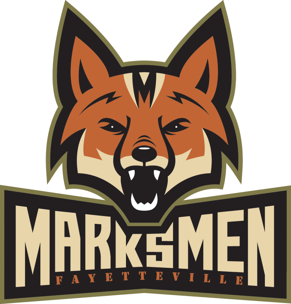 Fayetteville Marksmen 2017 18-Pres Primary Logo iron on paper